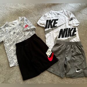 Nike shorts sets size 6 boys